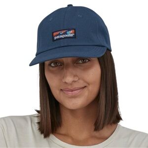Patagonia Funfarer‎ Strapback Hat Unisex OS Navy Organic Cotton Recycled Cap